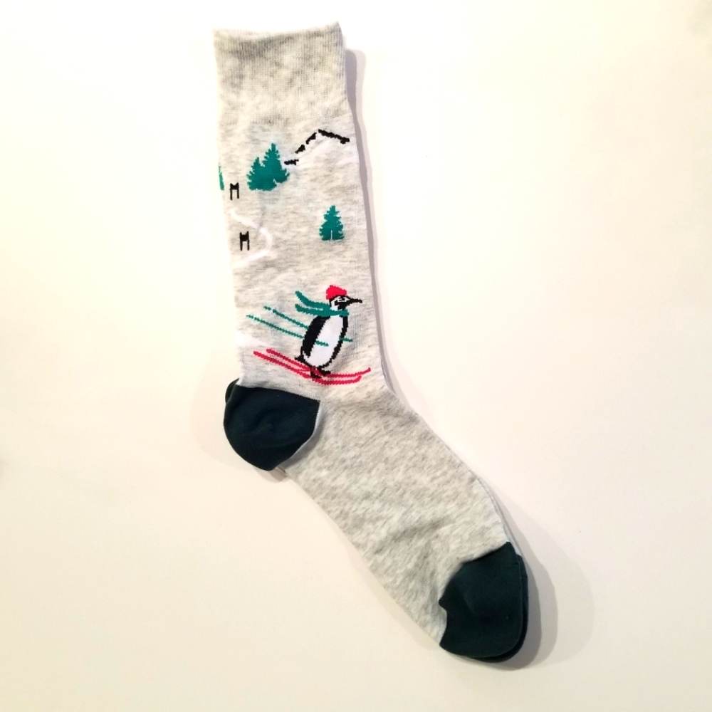Banana Republic Skiing Penguin Socks